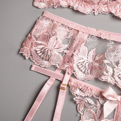 Sensual Lingerie Floral Embroidered