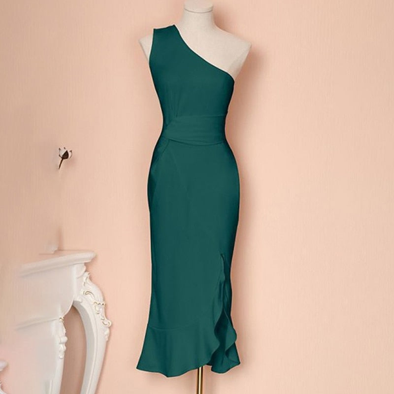 One Shoulder  Summer Dress