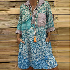 Collar Pocket Dress