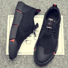 Leather Casual Black Shoes