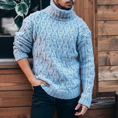 Solid Turtleneck Sweater