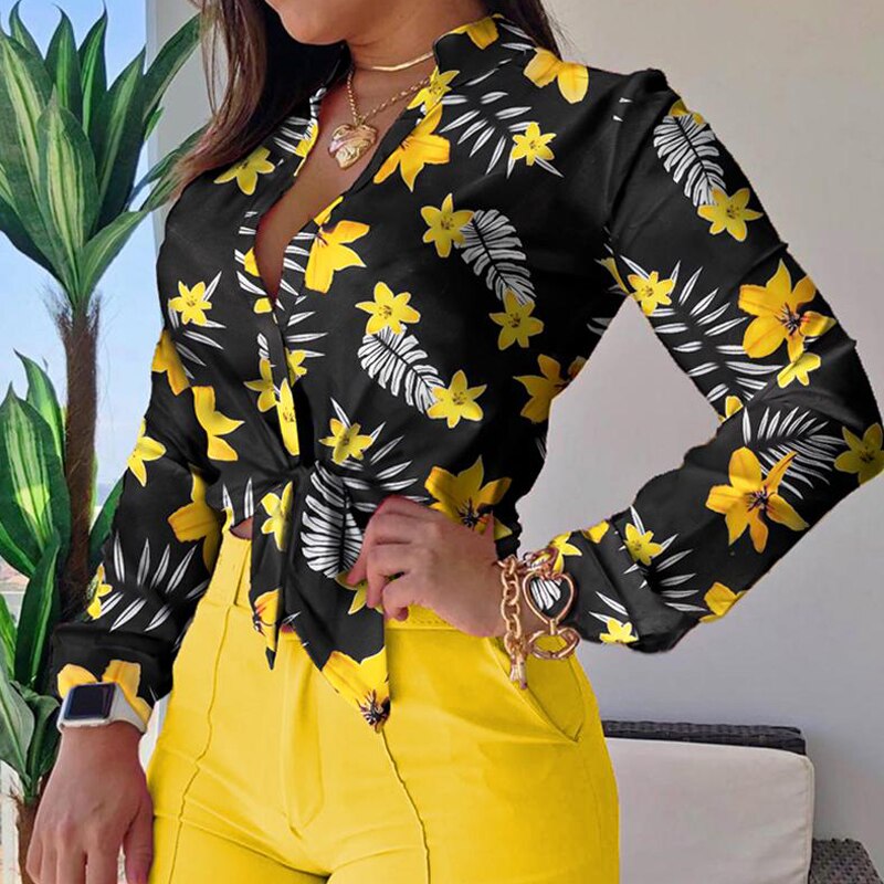 Casual Floral Blouse
