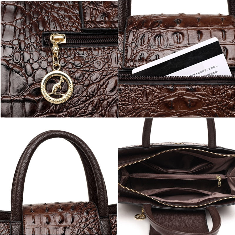 Crocodile Lux Leather bags