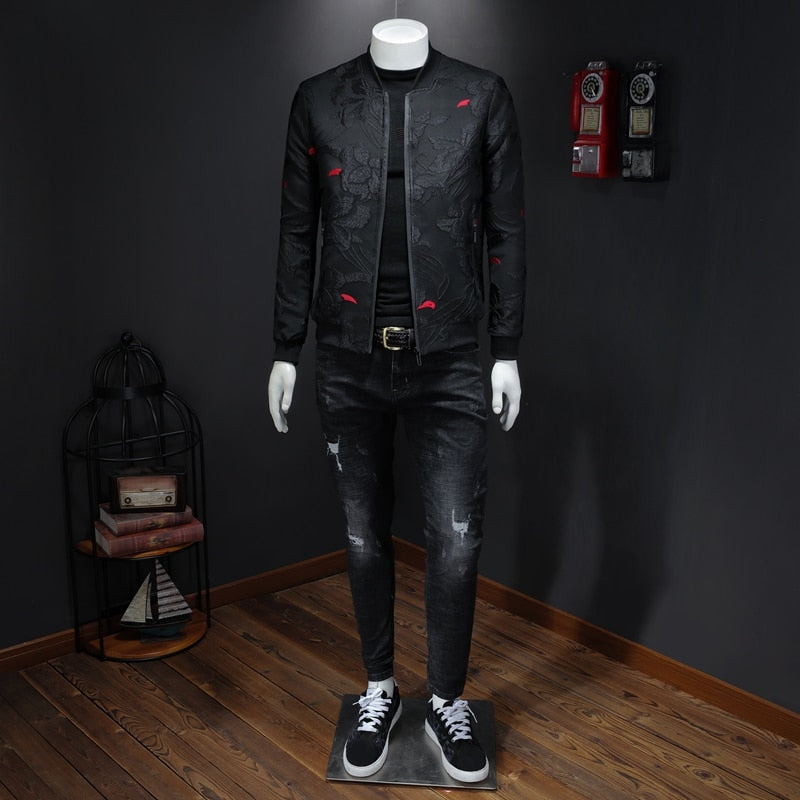 New Floral Men Jacket