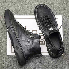 Warm Men Leather Boots