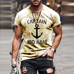 Map Printing Tee Shirt