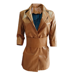 Pure Faux Leather Dress