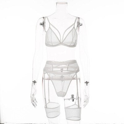 Transparent Bra Underwear Set