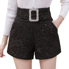 Fashion rhinestones short
