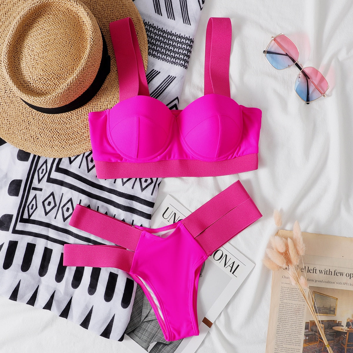 Pop color Swimsuit