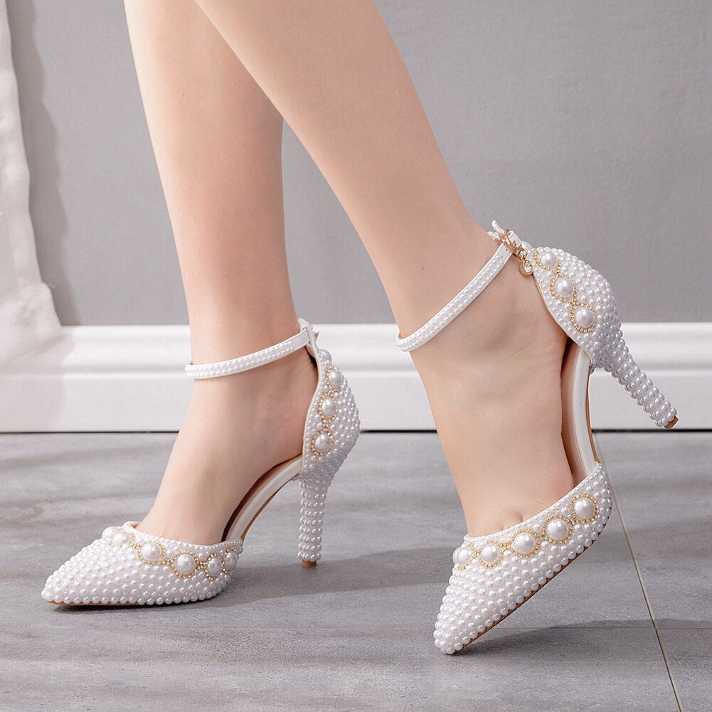 Ivory White Pearl Shoes