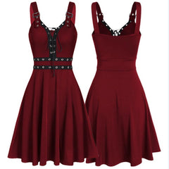Gothic Strap Sling Dress