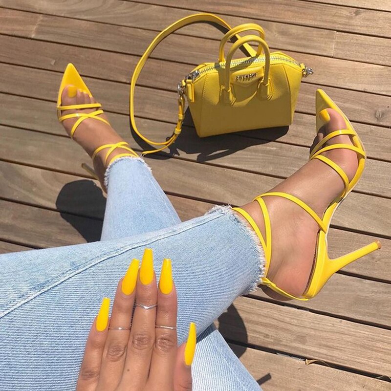 Super High 11.5CM Thin Heels Shoes