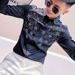 Lux Rhinestone Shirt