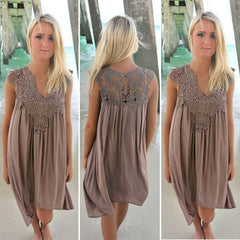 Knee-length beach dress