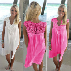 Knee-length beach dress