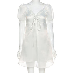 Miss me  Satin Mini Dress