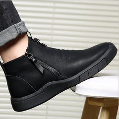 Men warm Leather Shoe