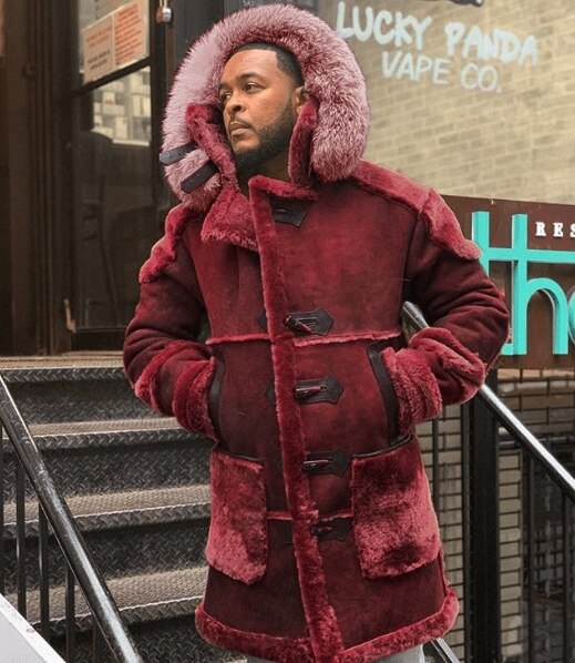 Casual Suede Fur Collar Winter Coat