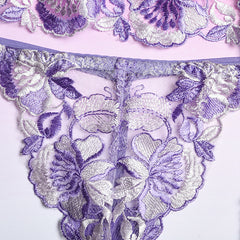 Sensual Lingerie Floral Embroidered