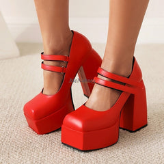 Vegan Leather Punk Shoes