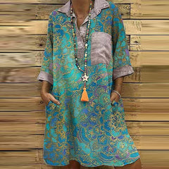 Collar Pocket Dress