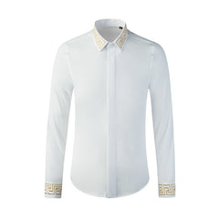 High-Quality Gilding Embroidery Shirts