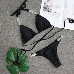 (XL) Shiny diamond bikini