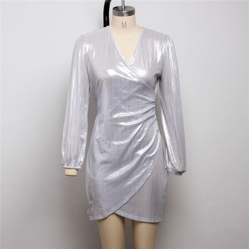 Glitter Metallic Dress