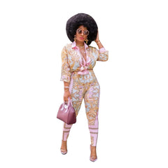 Print Pattern Ladies 2-Piece Set