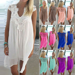 Knee-length beach dress