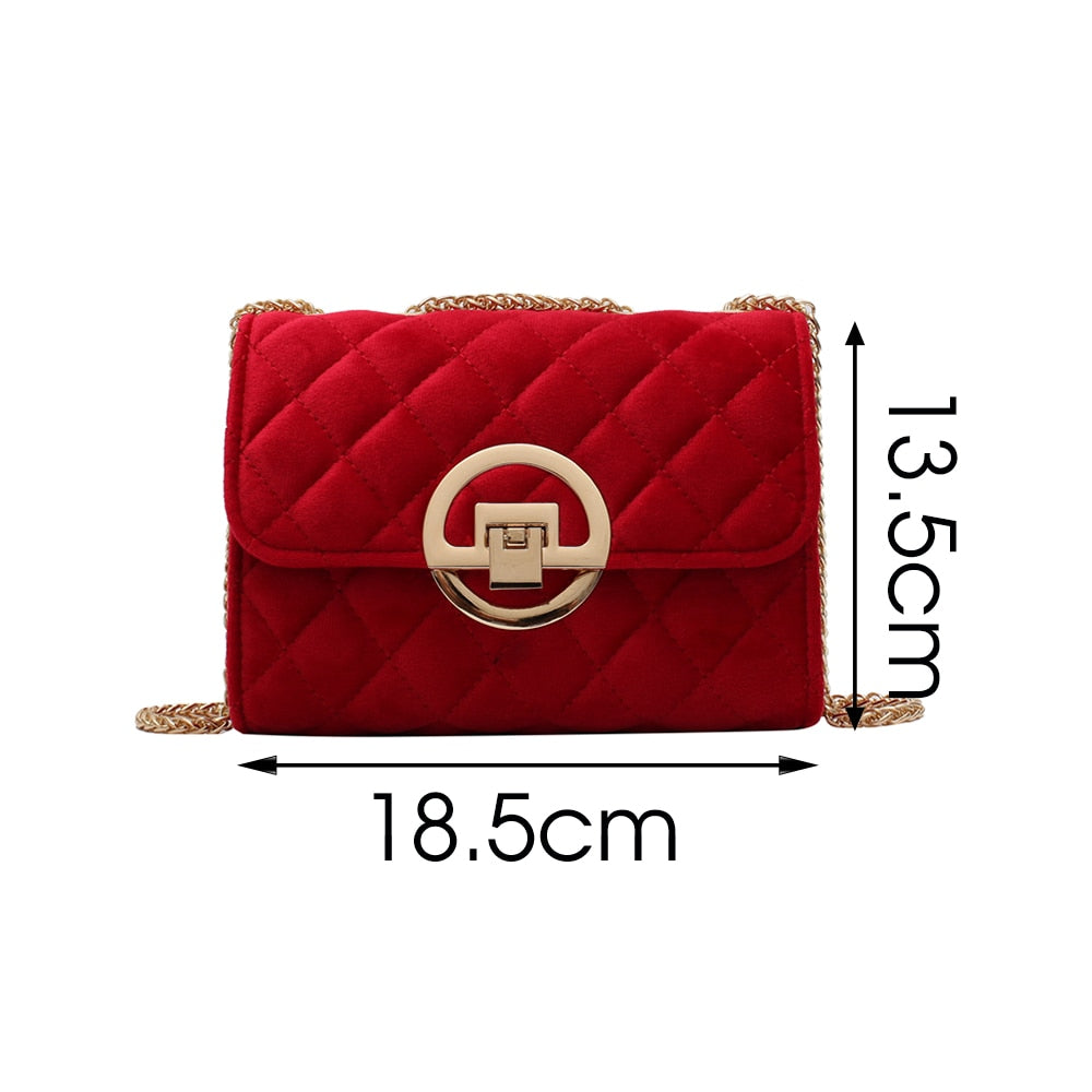 Velvet Crossbody Bag