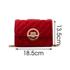 Velvet Crossbody Bag