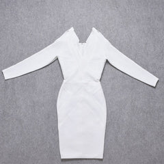 LongSleeves Bandage Dress