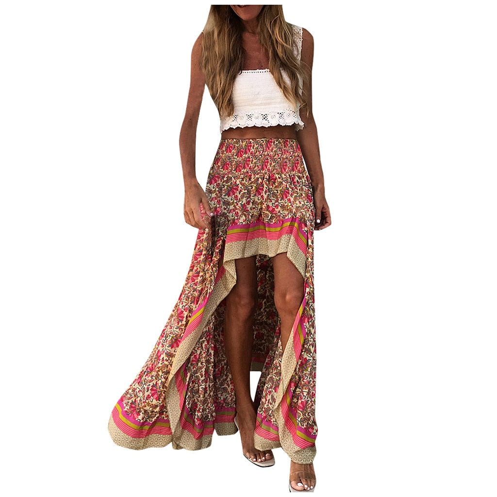 Women Bohemian Skirt