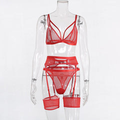 Transparent Bra Underwear Set