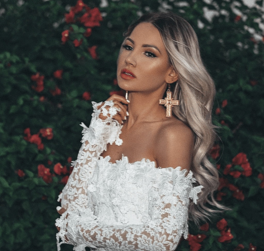 Cute White Lace Dress