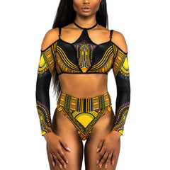 Ethnic print Swimsuit