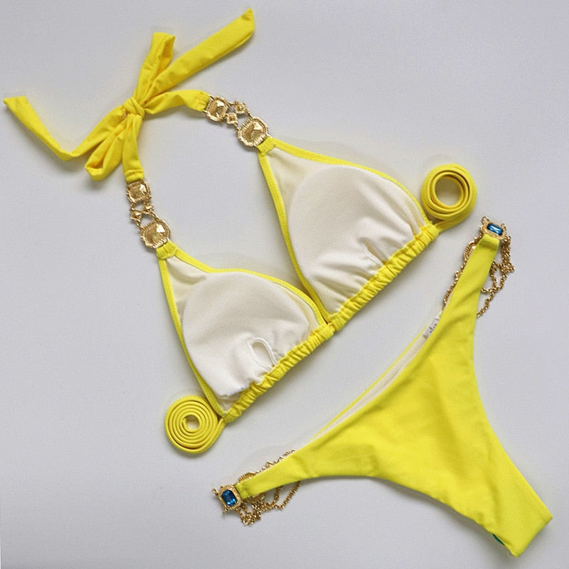 Rhinestone Swimsuit