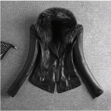 Real Fur Autumn Leather Jacket