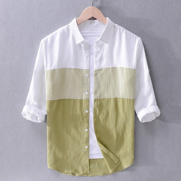 Italy brand linen shirt
