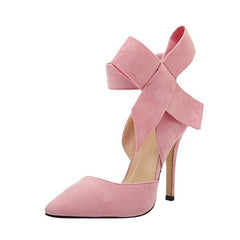 Comfort Bow High Heels Shoes