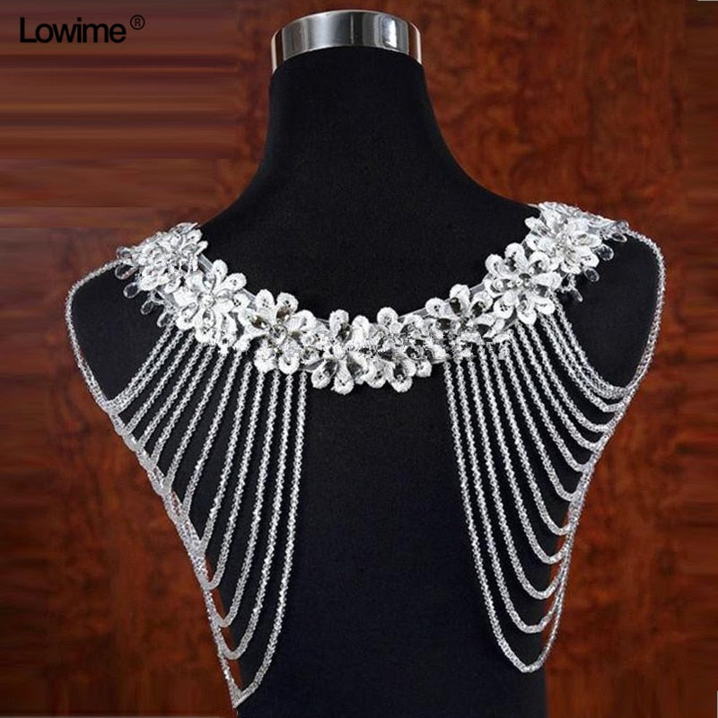 Crystals Bolero Appliques  Wrap