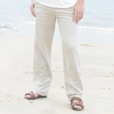 Casual Linen men Pants
