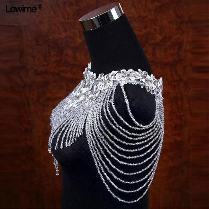 Crystals Bolero Appliques  Wrap