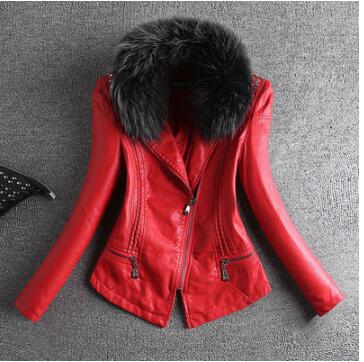 Real Fur Autumn Leather Jacket