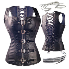 Sexy Leather Corset Lingerie