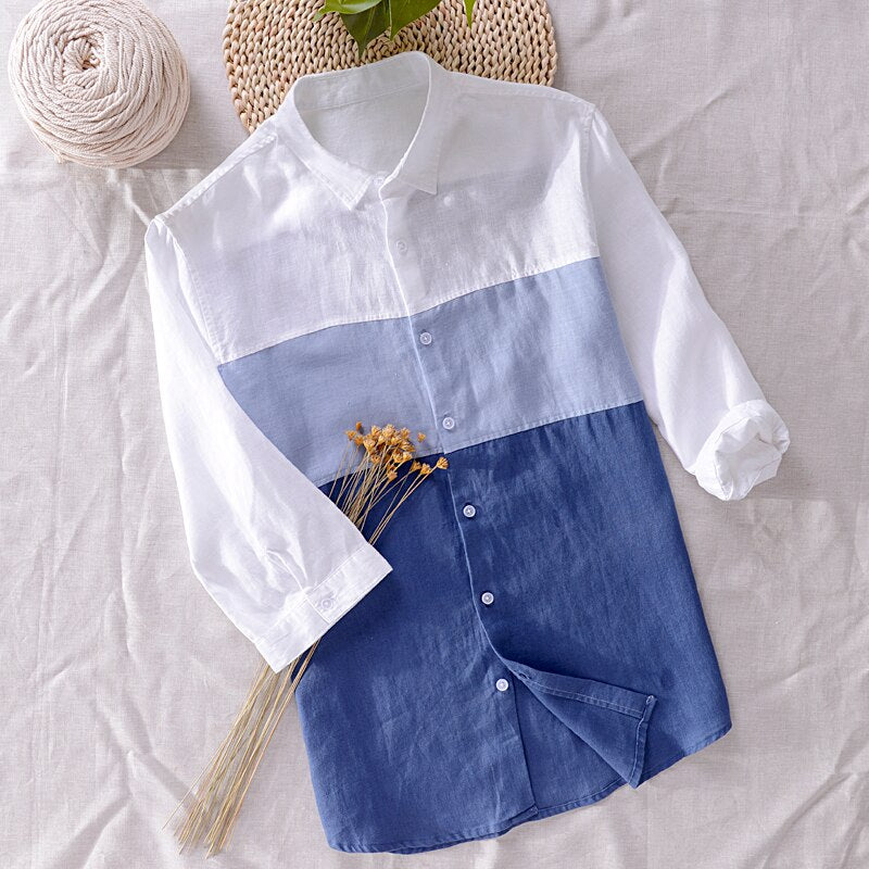 Italy brand linen shirt
