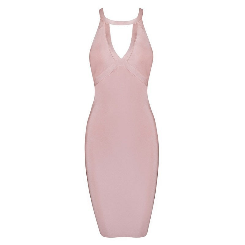 Sleeveless Celebrity Dress
