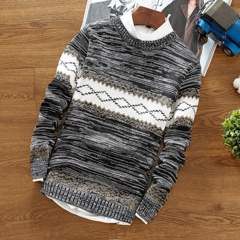 Round neck pullover